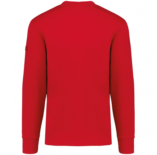 red Sudadera manga montada