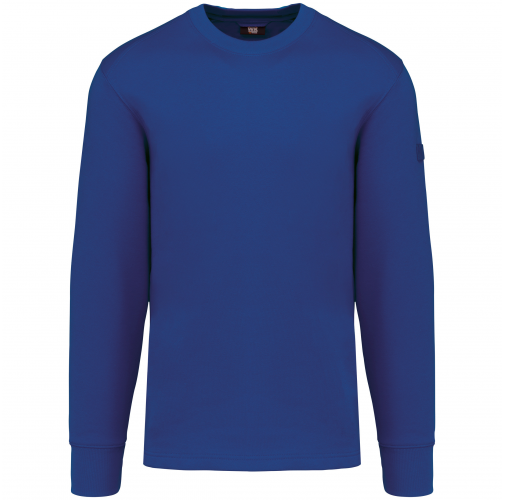 royal blue Sudadera manga montada