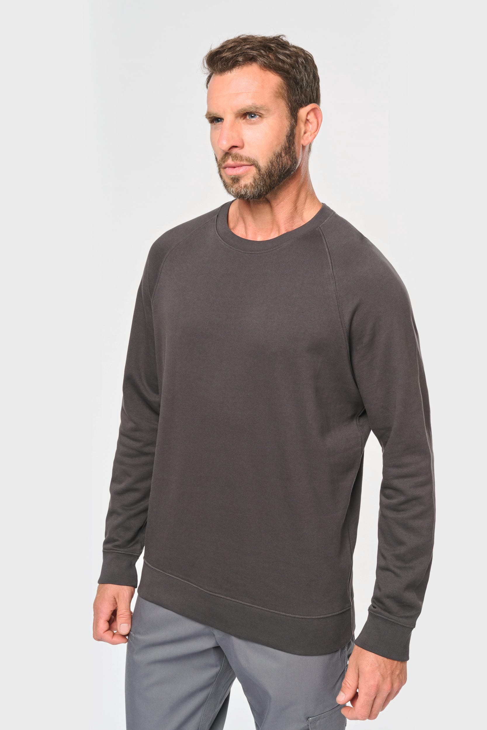 SUDADERA CON CUELLO REDONDO