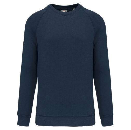 navy Sudadera con cuello redondo