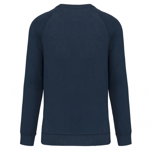 navy Sudadera con cuello redondo