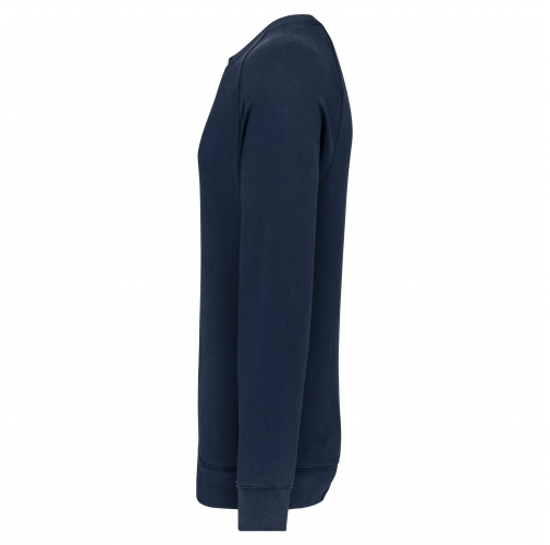 navy Sudadera con cuello redondo