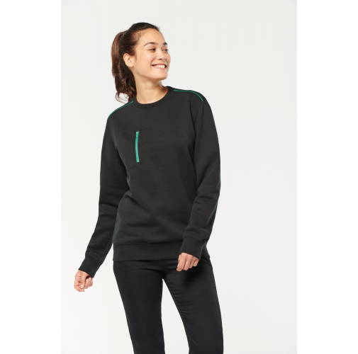 Sudadera Day To Day con bolsillo de cremallera contrastada