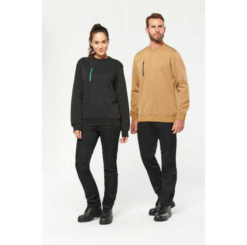Sudadera Day To Day con bolsillo de cremallera contrastada