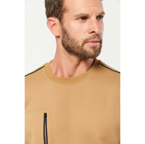 Sudadera Day To Day con bolsillo de cremallera contrastada