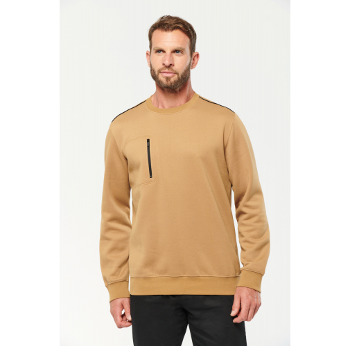 Sudadera Day To Day con bolsillo de cremallera contrastada