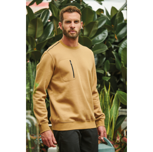 Sudadera Day To Day con bolsillo de cremallera contrastada