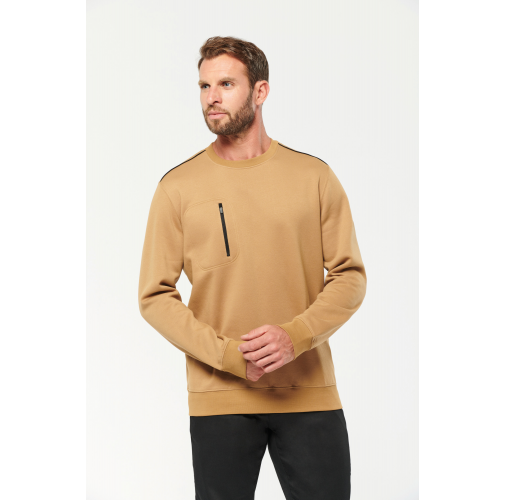 Sudadera Day To Day con bolsillo de cremallera contrastada