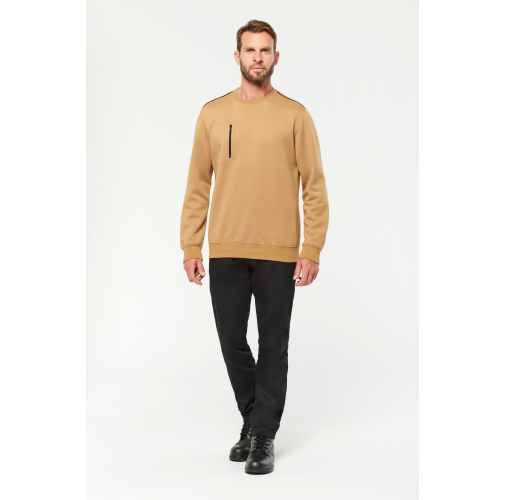 Sudadera Day To Day con bolsillo de cremallera contrastada