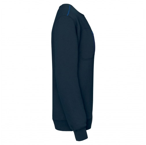 navy / royal blue Sudadera Day To Day con bolsillo de cremallera contrastada