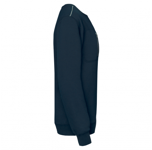 navy / silver Sudadera Day To Day con bolsillo de cremallera contrastada