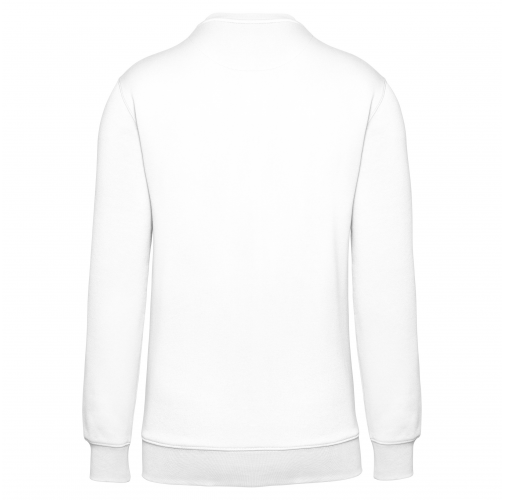 white / navy Sudadera Day To Day con bolsillo de cremallera contrastada