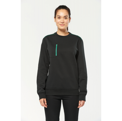 Sudadera Day To Day con bolsillo de cremallera contrastada
