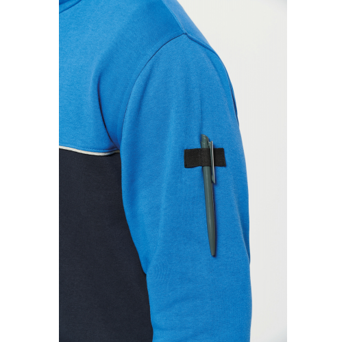 Sudadera 1/4 cremallera ecorresponsable– Unisex