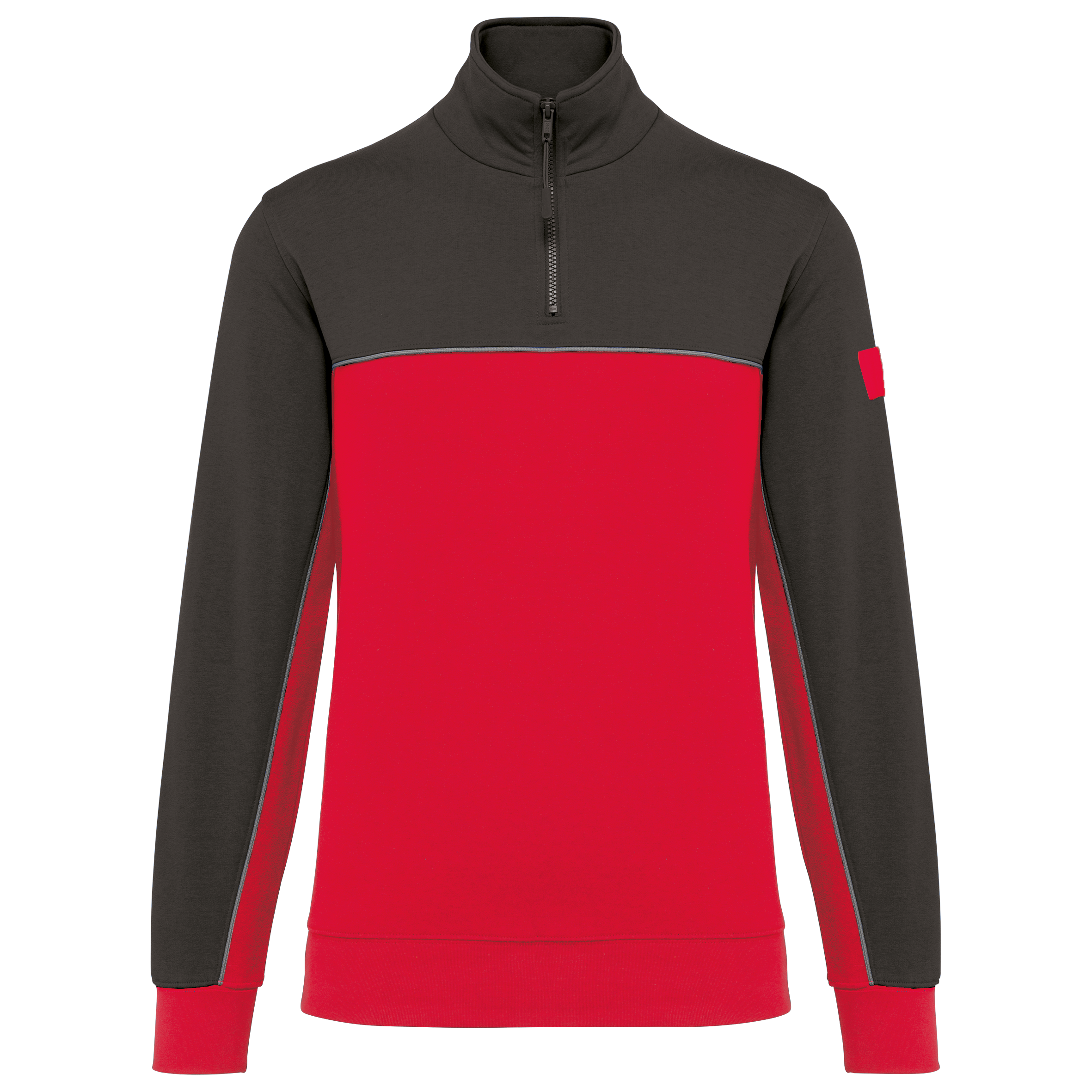 Sudadera 1/4 cremallera ecorresponsable– Unisex