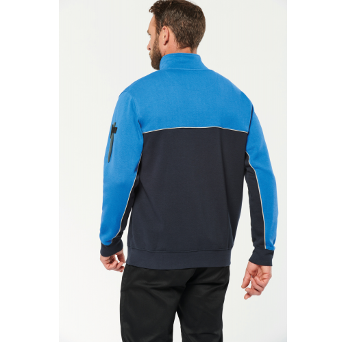 Sudadera 1/4 cremallera ecorresponsable– Unisex