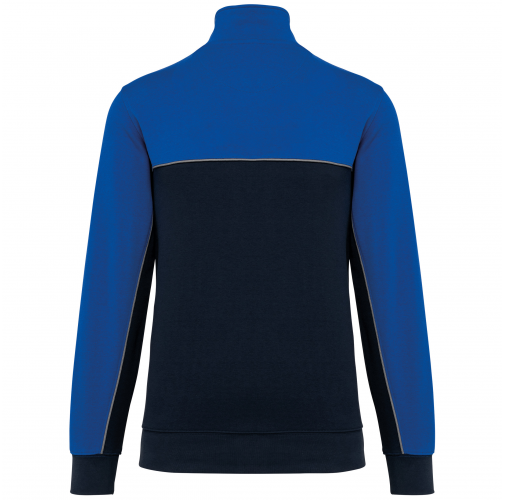 navy / royal blue Sudadera 1/4 cremallera ecorresponsable– Unisex