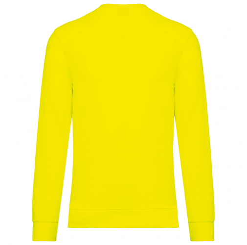 fluorescent yellow Sudadera ecorresponsable algodón/poliéster unisex