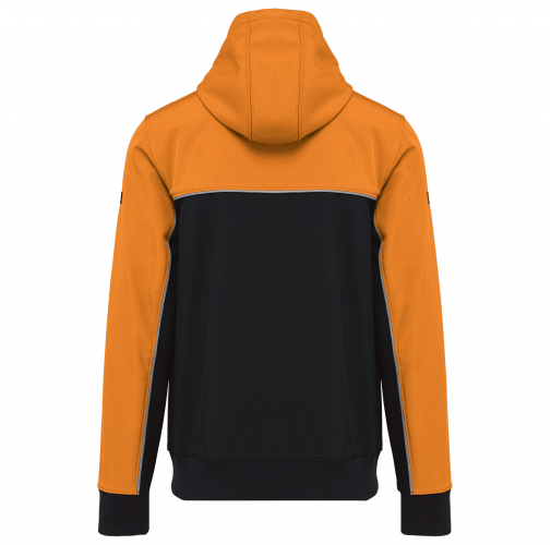 black / orange Chaqueta softshell - 3 capas - Bionic-Finish® ECO Unisex