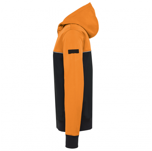 black / orange Chaqueta softshell - 3 capas - Bionic-Finish® ECO Unisex