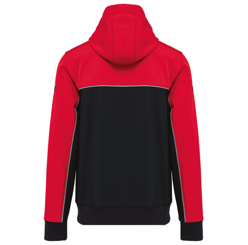 black / red Chaqueta softshell - 3 capas - Bionic-Finish® ECO Unisex