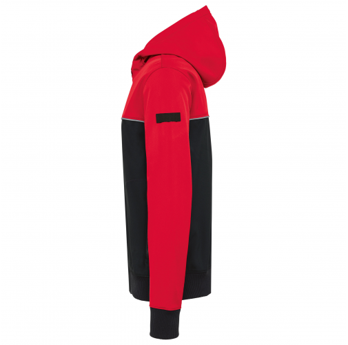 black / red Chaqueta softshell - 3 capas - Bionic-Finish® ECO Unisex
