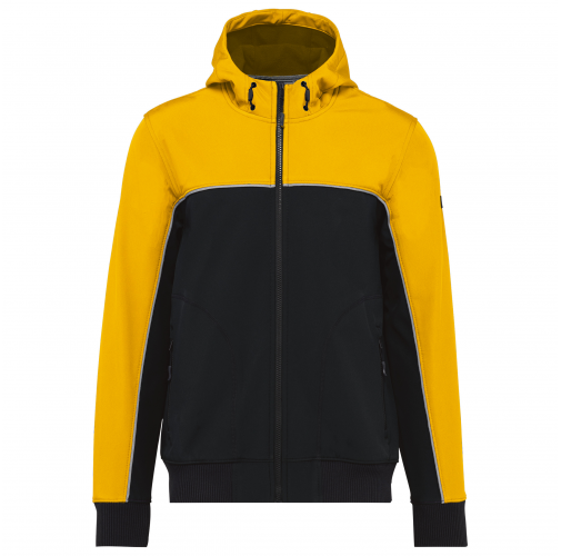 black / yellow Chaqueta softshell - 3 capas - Bionic-Finish® ECO Unisex