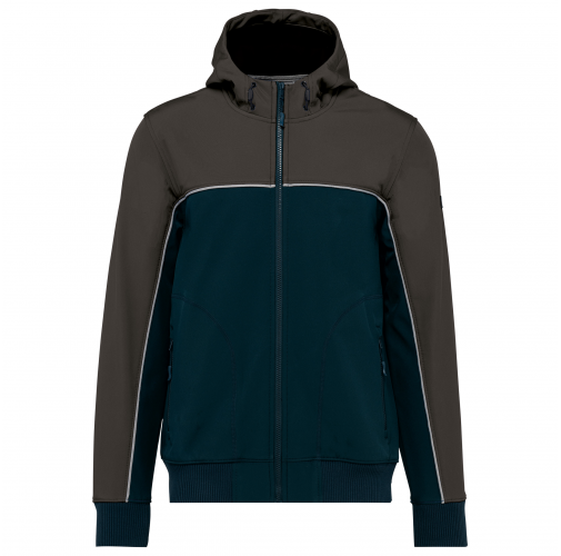 navy / dark grey Chaqueta softshell - 3 capas - Bionic-Finish® ECO Unisex