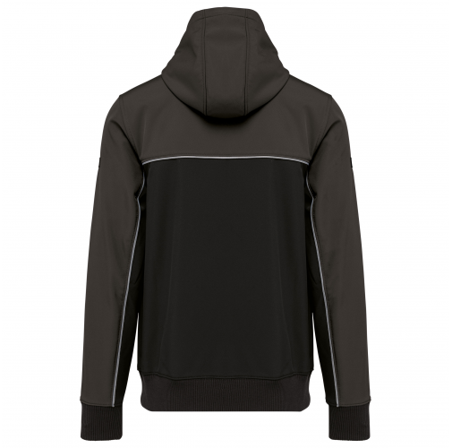 black / dark grey Chaqueta softshell - 3 capas - Bionic-Finish® ECO Unisex