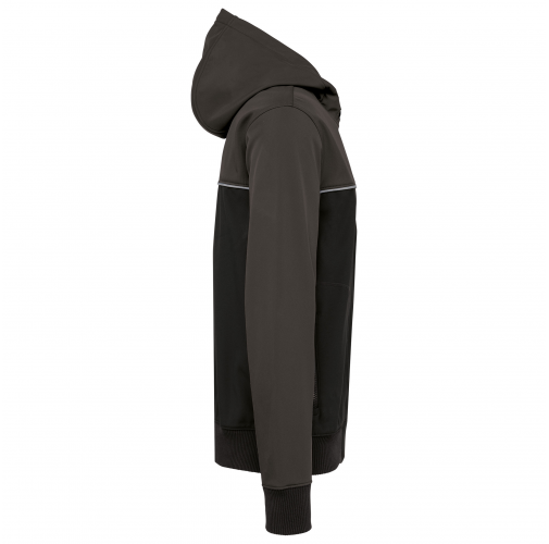 black / dark grey Chaqueta softshell - 3 capas - Bionic-Finish® ECO Unisex