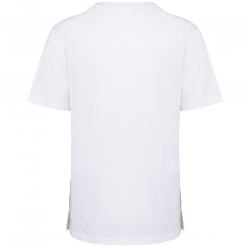 white Casaca algodón manga corta - Unisex