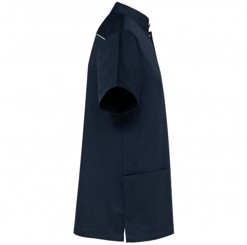 navy Blusa polialgodón con botones a presión hombre