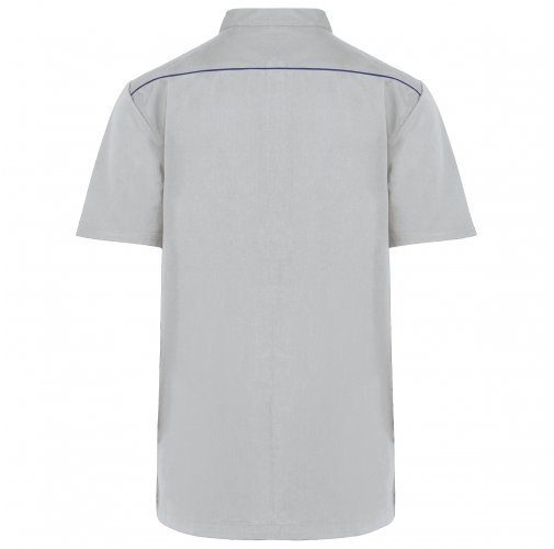snow grey Blusa polialgodón con botones a presión hombre
