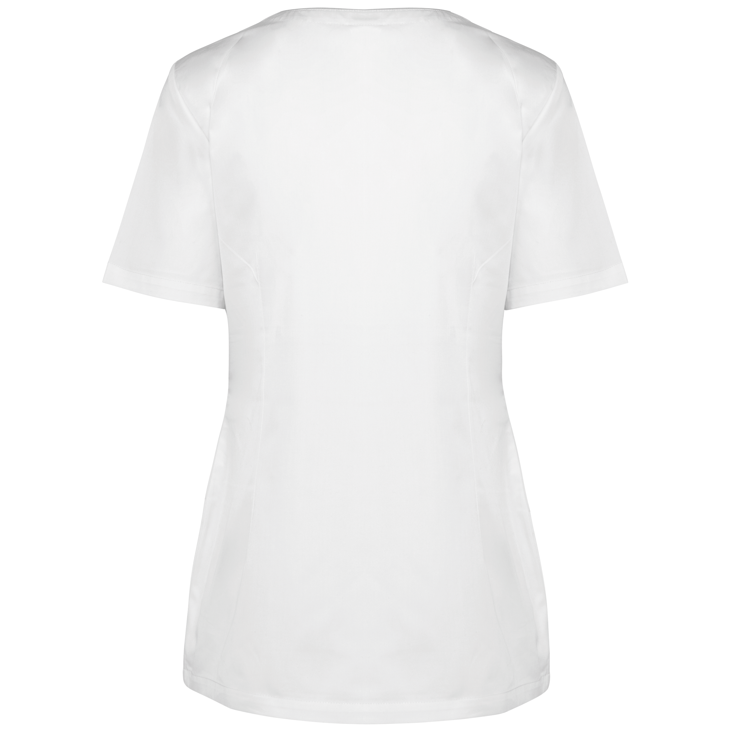 Blusa polialgodón con botones a presión mujer