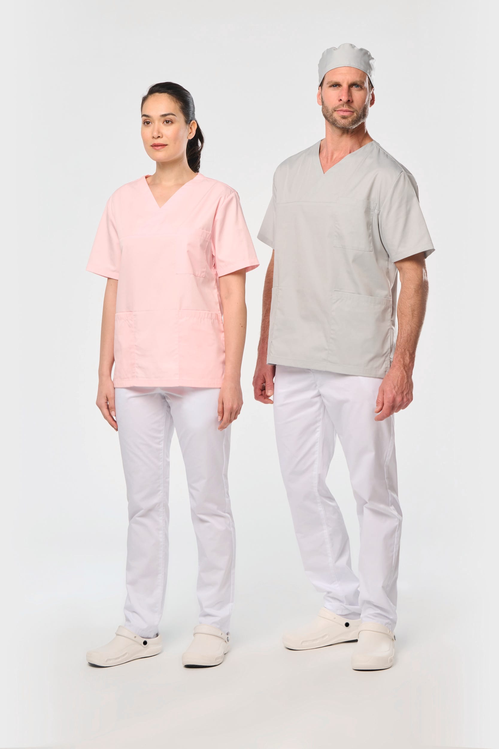 Casaca polialgodón manga corta – Unisex