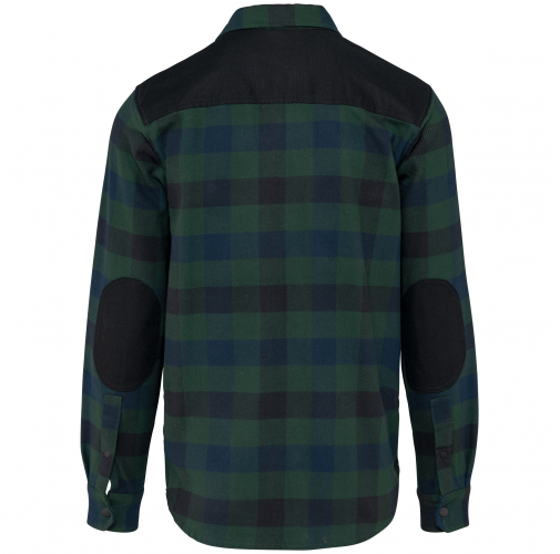 forest green / navy checked / black Camisa a cuadros con bolsillos