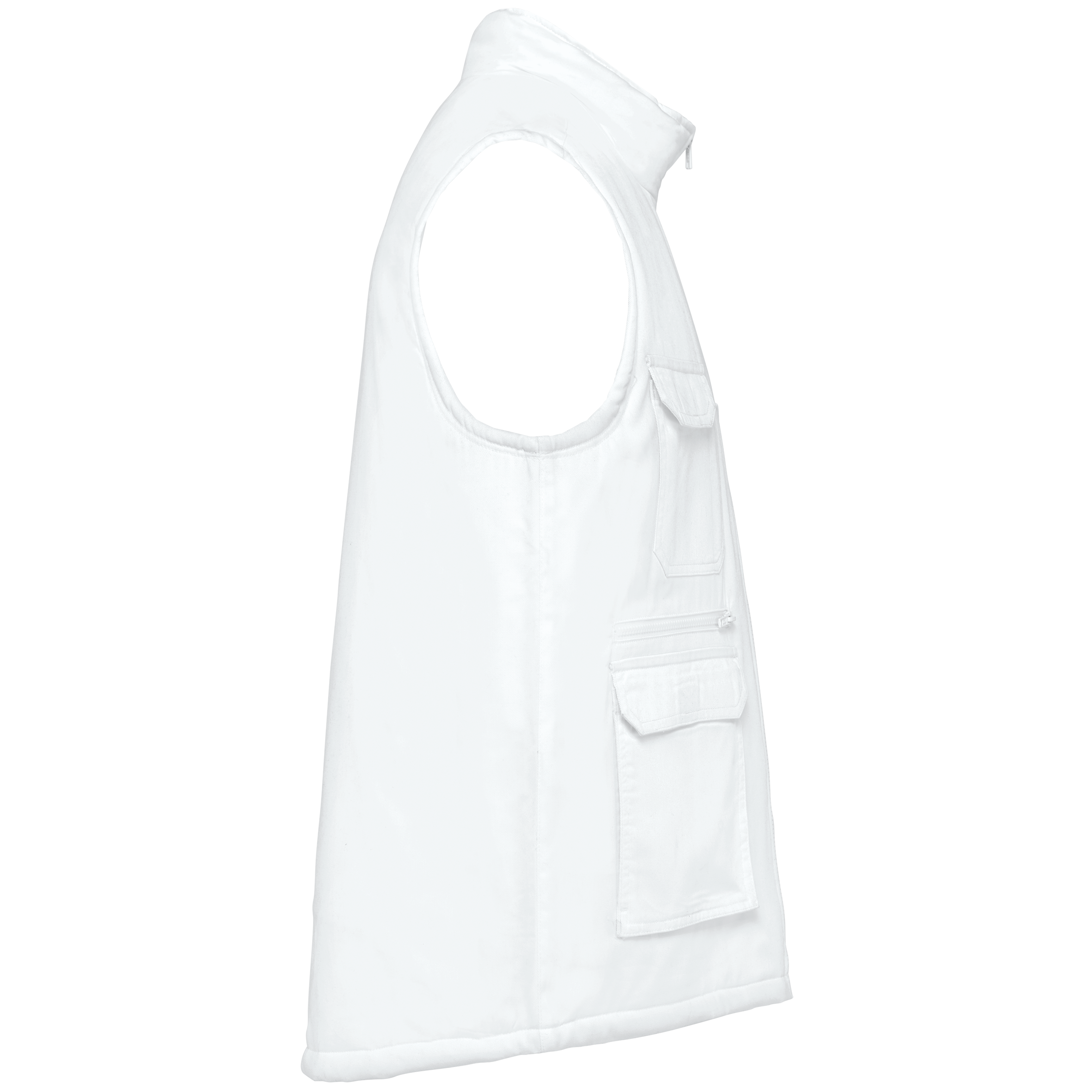 Chaleco polialgodón multibolsillos acolchado - Unisex