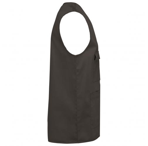 dark grey Chaleco polialgodón multibolsillos - Unisex