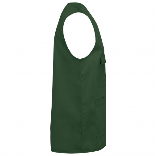 forest green Chaleco polialgodón multibolsillos - Unisex