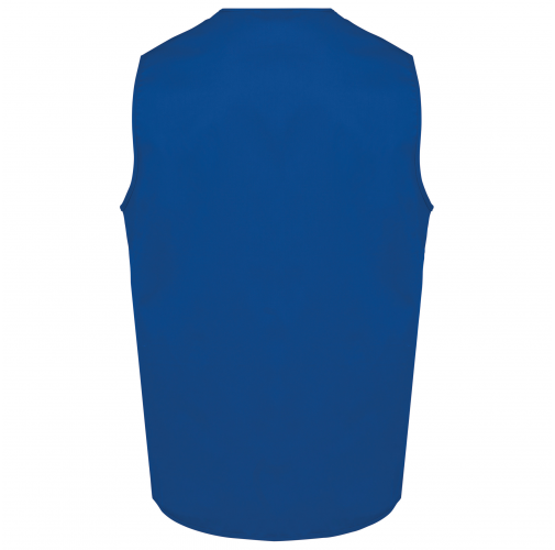 royal blue Chaleco polialgodón multibolsillos - Unisex