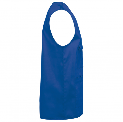 royal blue Chaleco polialgodón multibolsillos - Unisex