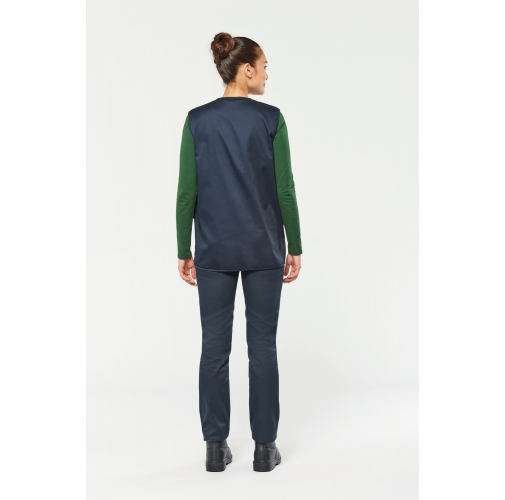 Chaleco polialgodón multibolsillos con forro - Unisex