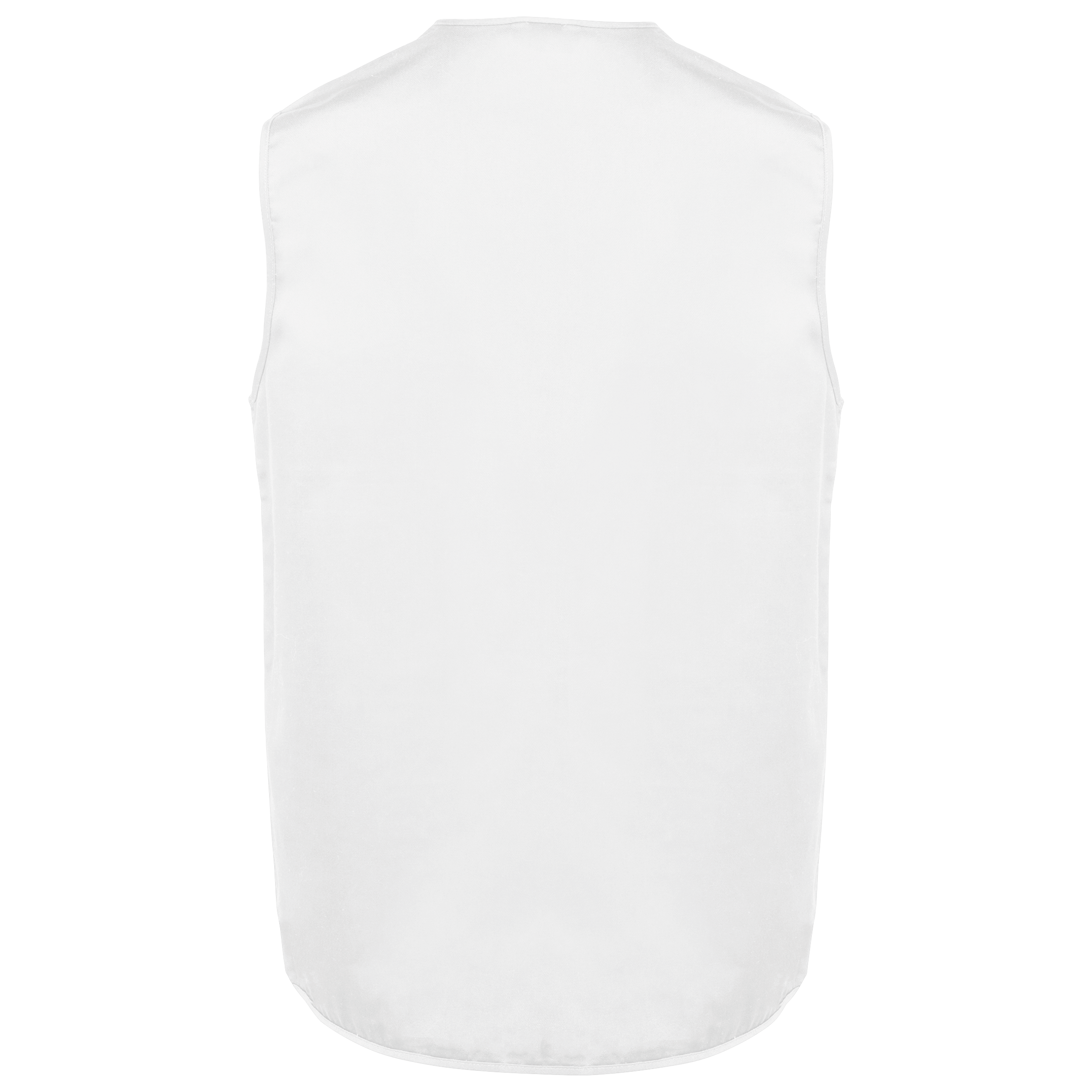 Chaleco polialgodón multibolsillos con forro  - Unisex