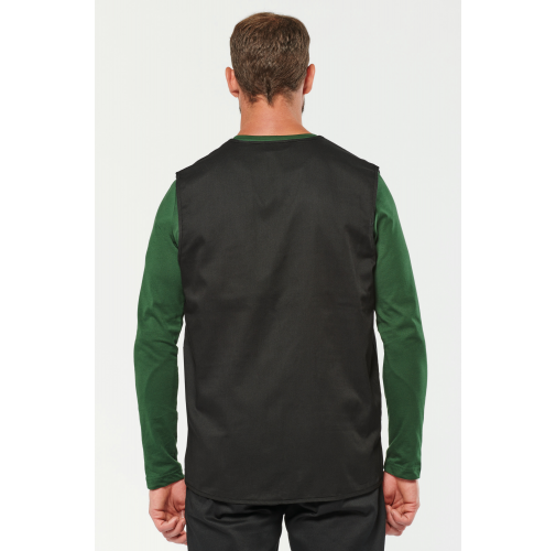 Chaleco polialgodón multibolsillos con forro - Unisex