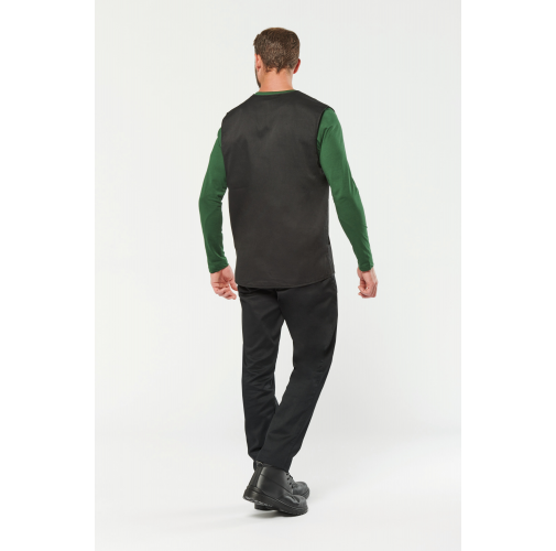 Chaleco polialgodón multibolsillos con forro - Unisex