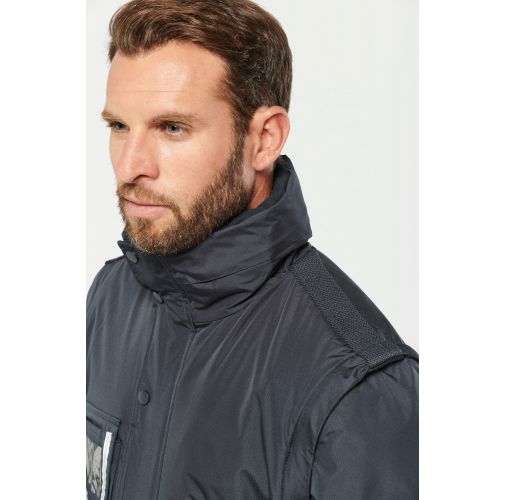 Parka workwear con mangas amovibles