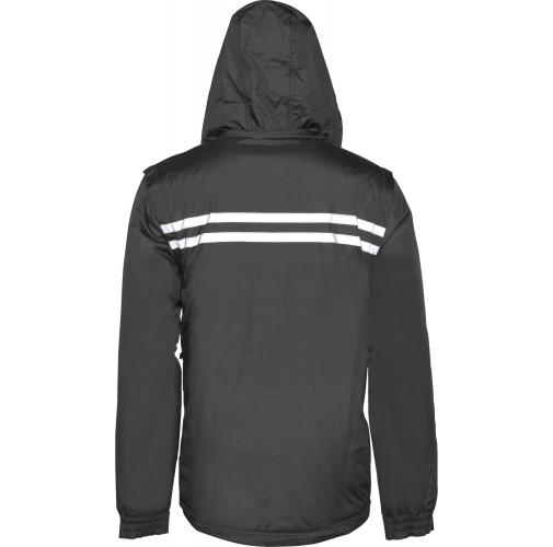 black Parka workwear con mangas amovibles
