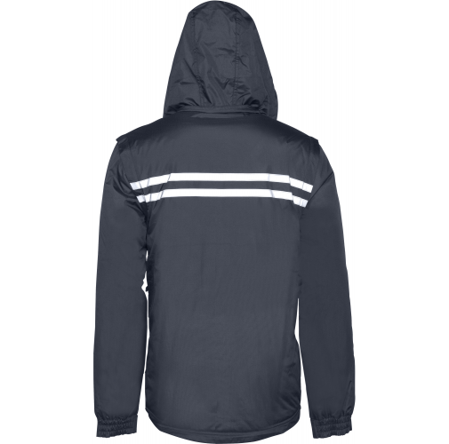 navy Parka workwear con mangas amovibles