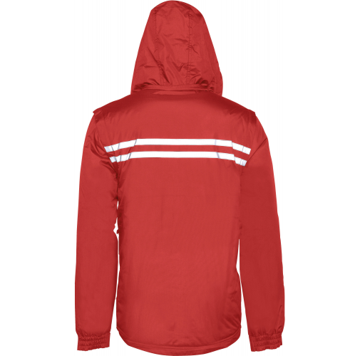 red Parka workwear con mangas amovibles