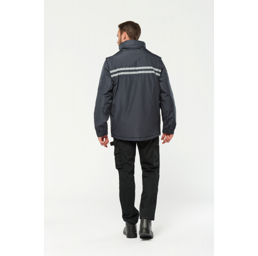 Parka workwear con mangas amovibles
